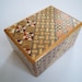 Japanese Puzzle box (Himitsu bako)- 3.5inch Open by Standard 12steps Yosegi