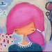 when our hearts are full ORIGINAL painting