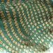 Silk Scarf, Hand Dyed, Green and Gold - Irish Spring