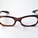 Vintage 50s or 60s brown carey with aurora borealis rhinestones Cat eye Squared frame