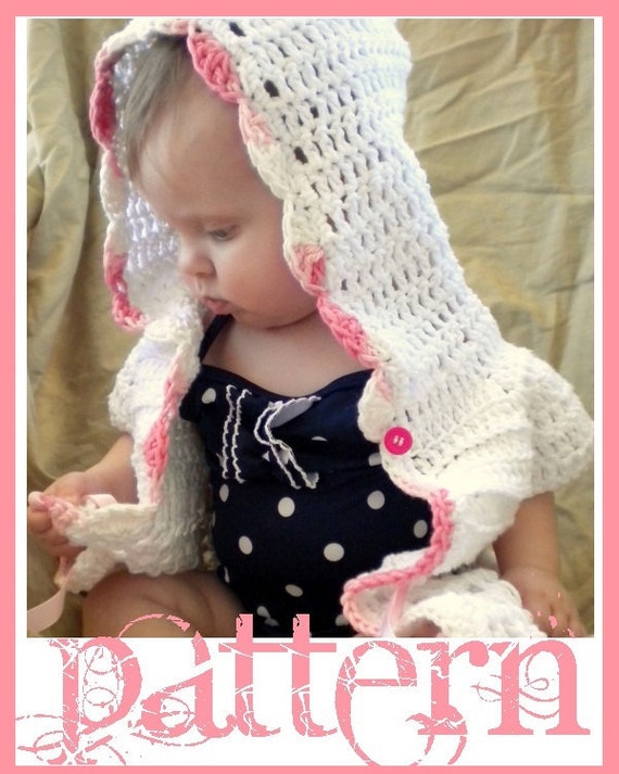 Items similar to PATTERN Baby Beach CoverUp PDF Crochet Pattern on Etsy