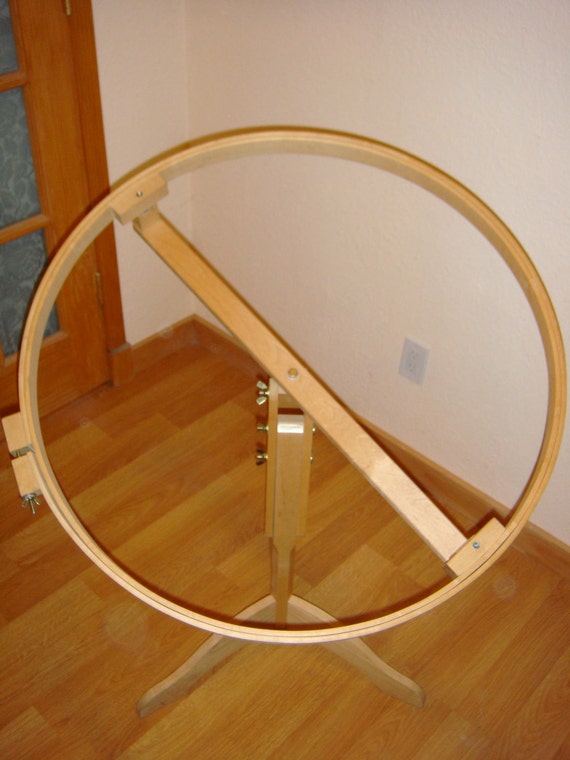 Hinterberg Design Quilt Hoop and Floor Stand..... by FleasBoutique