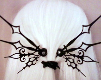 DONATION PIECE- Whimsy Hair Pick Set Steampunk Accessory