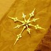 GOLD Guiding Light- Steampunk Clock Hand Deluxe Holiday Ornament