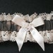 From Garter to Baby Head Band in ivory lace and digital camo fabric