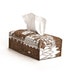 cork tissue box cover- city print