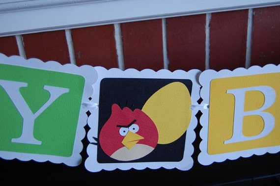 Angry Birds Banner Angry Birds Birthday Banner Angry Birds