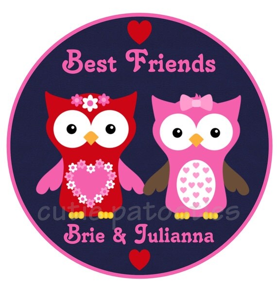 Best Friend Shirts Owl T Shirt or Bodysuit Personalized Il_570xn