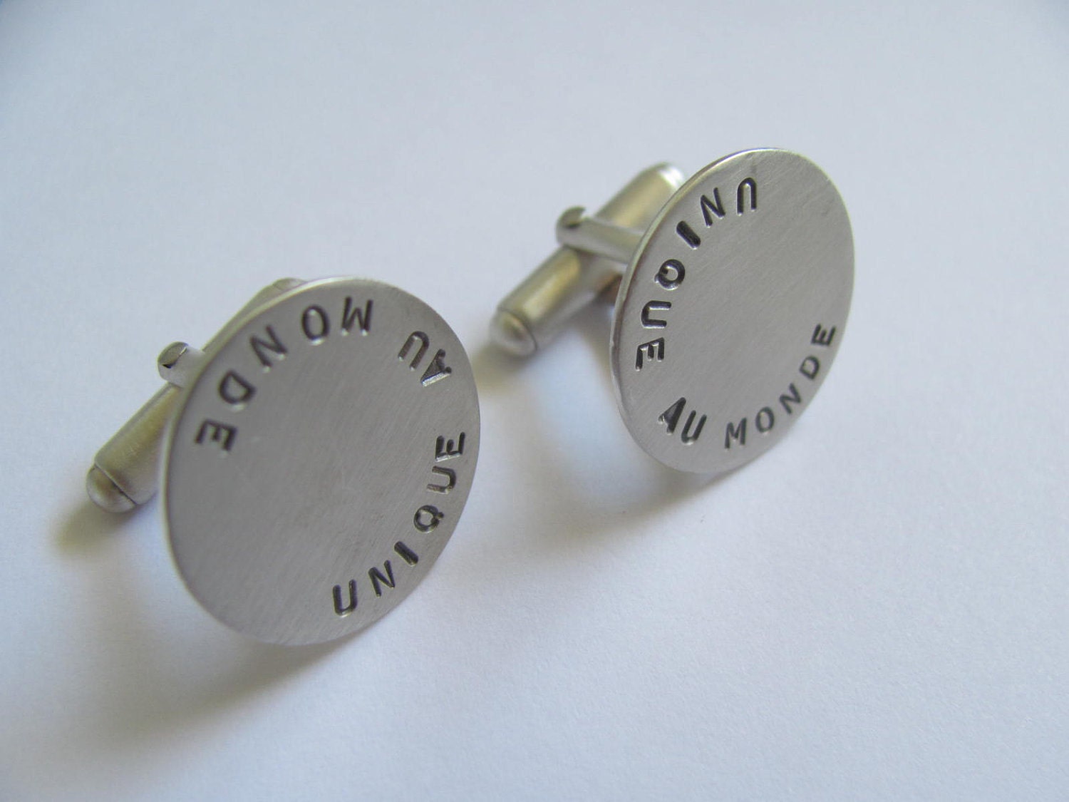 Sterling silver Personalized Cufflinks