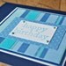 Birthday card for men Blue birthday card Masculine birthday card by oscar & ollie