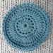 Facial Cleansing Pads Green Soft Organic Cotton Crochet Set of four