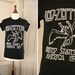 vintage LED ZEPPELIN black BAND tee size xs or s