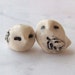 Snowy Owl Handmade Miniature Terrarium Figurines