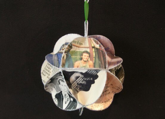 bruce springsteen album cover ornament made of record jackets bruce springsteen album cover ornament made of record jackets