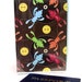 Passport cover monkeys kids buttons multicolored in vinyl case