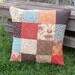 Country Farmhouse Quilted Pillow Cover