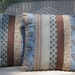 Blueberry Mocha Quilted Pillow Covers - Set of 2