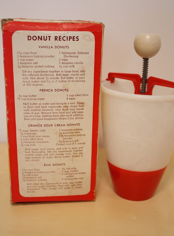 Vintage 1950s Popeil's Donut Maker In Original Box