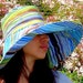 Funky Wide Brim Sun Hat by Freckles California