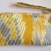 Wristlet, Clutch, Retro Print
