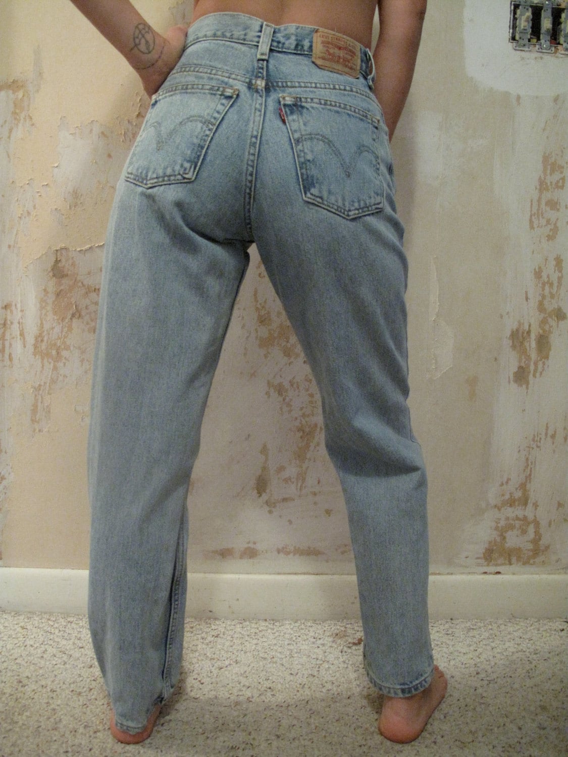Vintage Levi's 550 red tab high waisted women's jeans