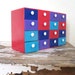 vintage desk organizer box / COLORBLOCK POP
