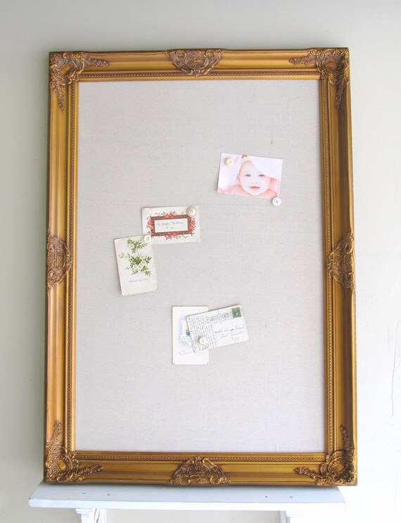 Linen BULLETIN BOARD Gold Wedding Decor Seating Chart Seating