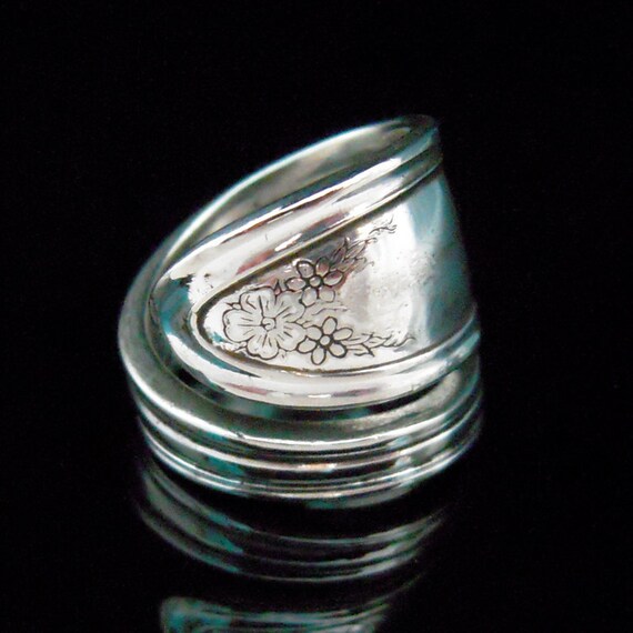 Antique Silver Spoon Ring Ardsley Fork and Spoon Jewelry