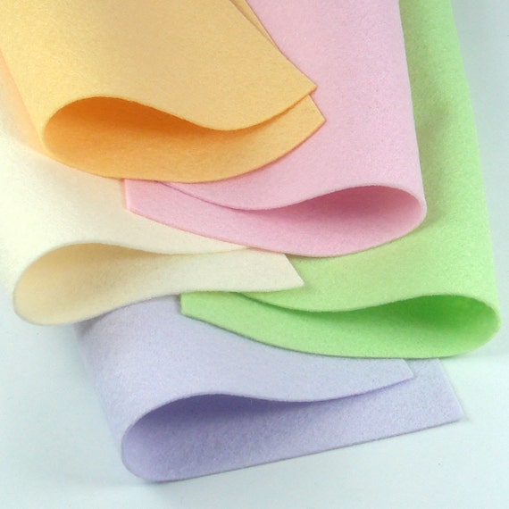 5 Colors Felt Set - Surprise - 20cm x 20cm per sheet