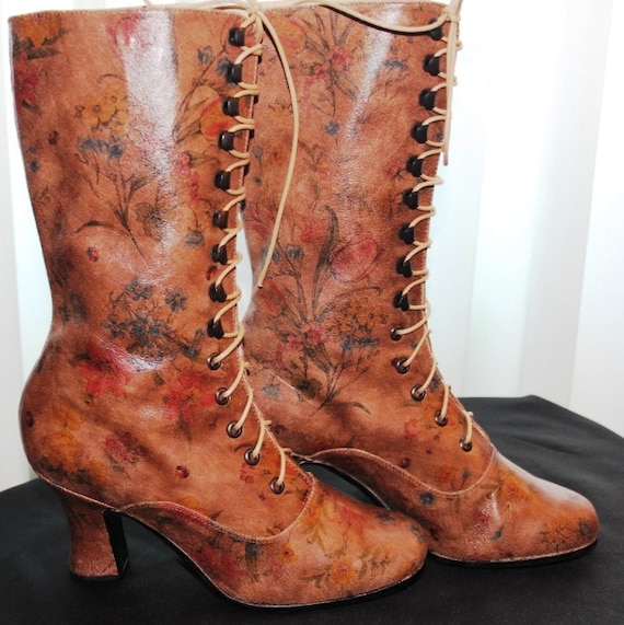 women's lace up victorian boots