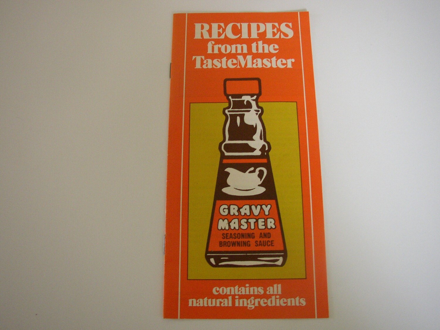 Vintage Gravy Master Seasoning Browning Sauce Recipe Book
