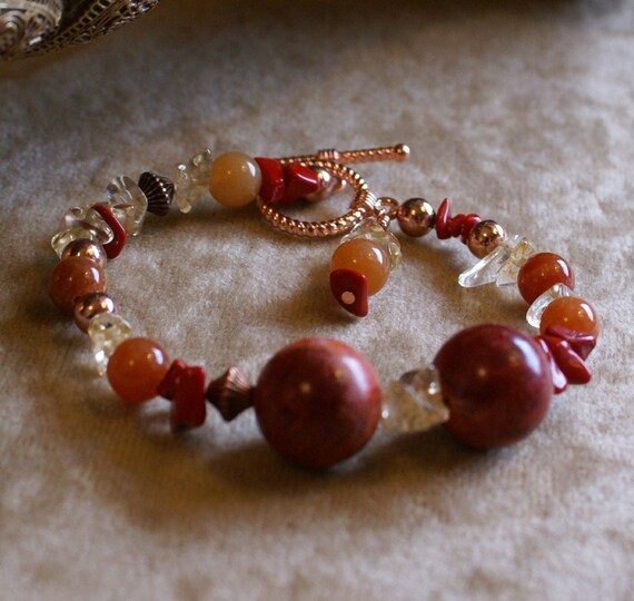 Items similar to All the Colors of Sunset Bracelet on Etsy