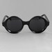 Vintage Deadstock Mod Black Circle Glasses