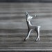 Vintage Sterling Silver Fawn Brooch