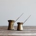 Vintage Pair of Brass Turkish Pots