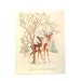 10 Pack Vintage Deer Christmas Card Reproduction