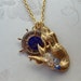Under the Sea Collection -Mermaid/US Navy Repurposed Necklace