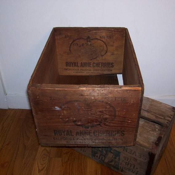 Vintage Wood Del Monte Food Crate or Box