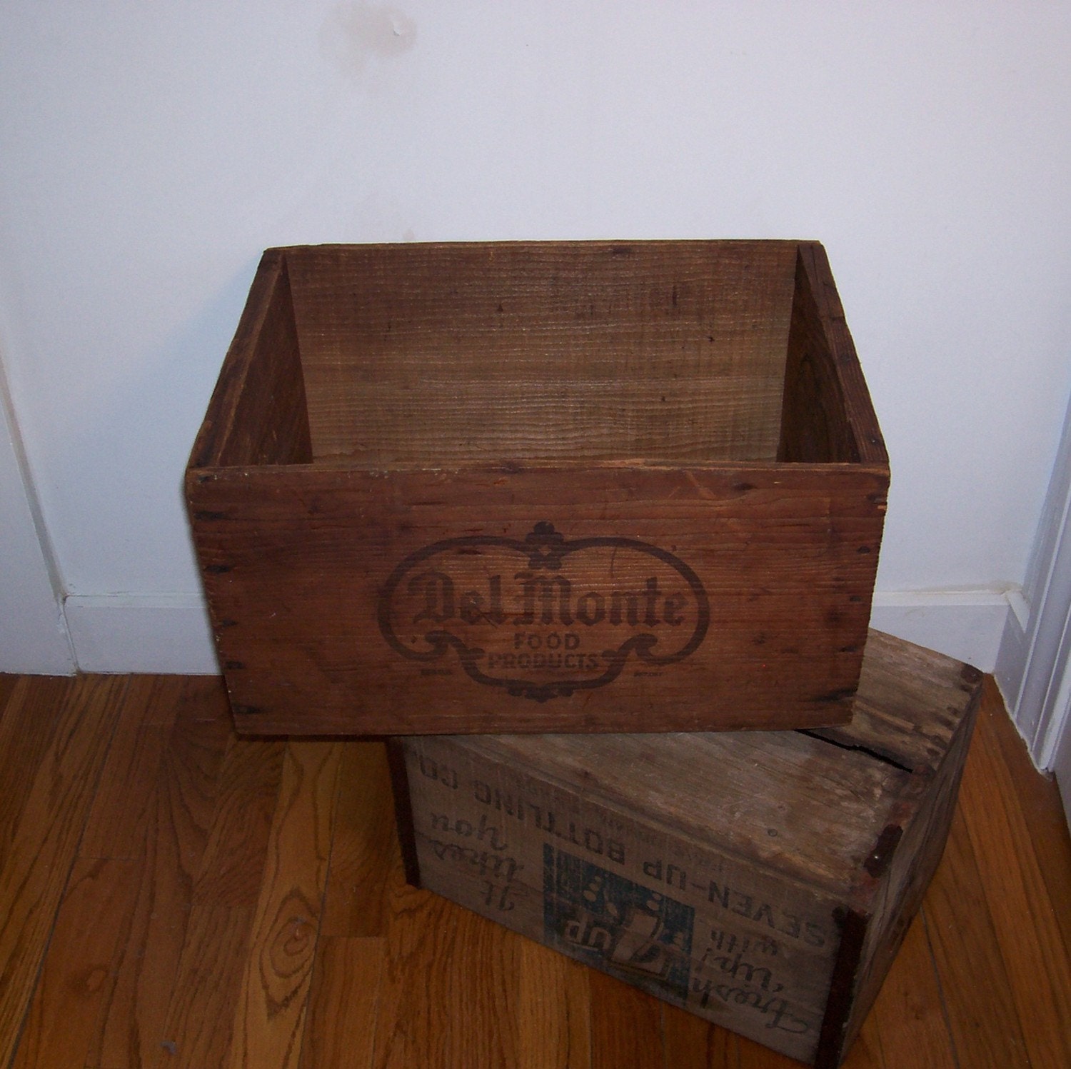 Vintage Wood Del Monte Food Crate or Box