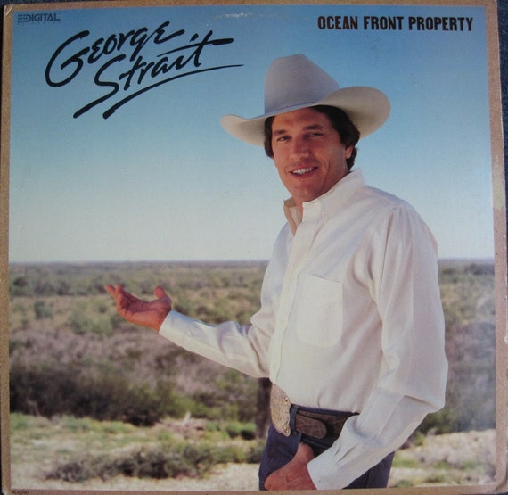 GEORGE STRAIT Ocean Front Property lp 1987 by TotallyAwesomeVinyl