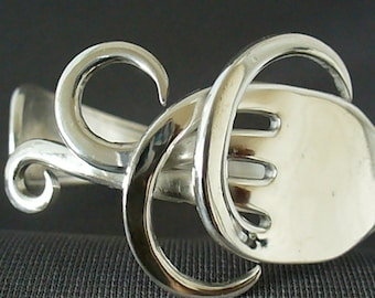 Antique Fork Bracelet Eco Friendly Upcycled Silverware Spoon Jewelry