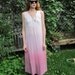 Ombre Pink Maxi Dress