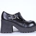 90s Black Chunky Platform Mary Janes 8