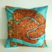 Decorative pillow/ map pillow/ map cushion/ throw cushion/ VENICE map pillow /Organic cotton vintage map/ cushion cover/ 16 inch 41cm