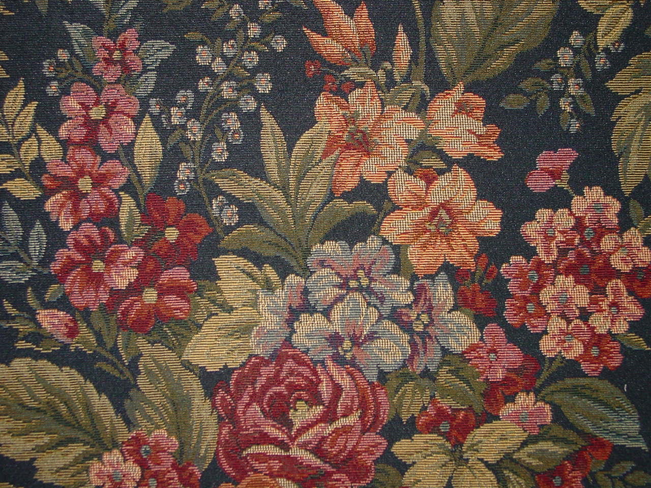 Wonderful Flowers Tapestry Fabric by nongbuadang on Etsy