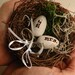 Woodland Ring Bearer birds nest, Birds nest, birds eggs, wedding rings, Woodland Rustic, romantic, Mr and Mrs