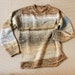 Sandstone size S Mens (M Womans ) Knit Cotton Tape and Kid Mohair Sweater