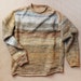 Fire Island Sand Dunes, M mens, L womans unisex knit cotton tape and kid mohair sweater