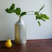 Vintage Aluminum Bottle - Industrial Style