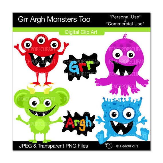 monster clipart etsy - photo #34